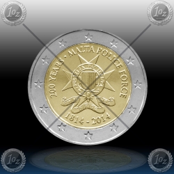 2 EVRO MALTA 2014 "Police force" UNC 2 EVRO MALTA 2014 "Police force" UNC